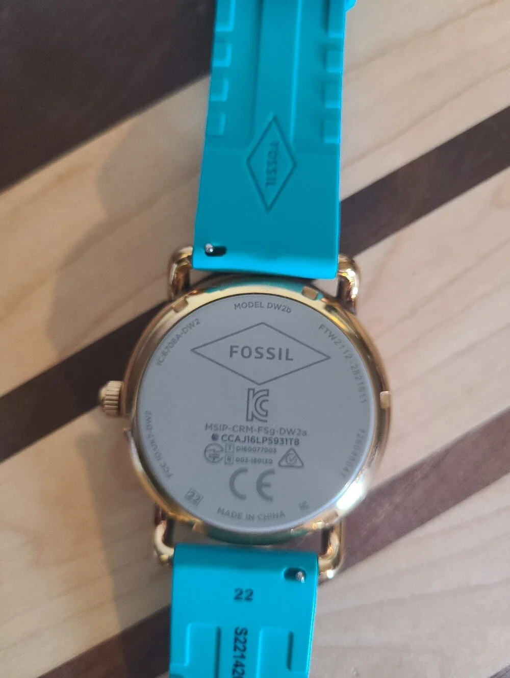 Fossil Q Wander (Gen 2) touchscreen smartwatch.